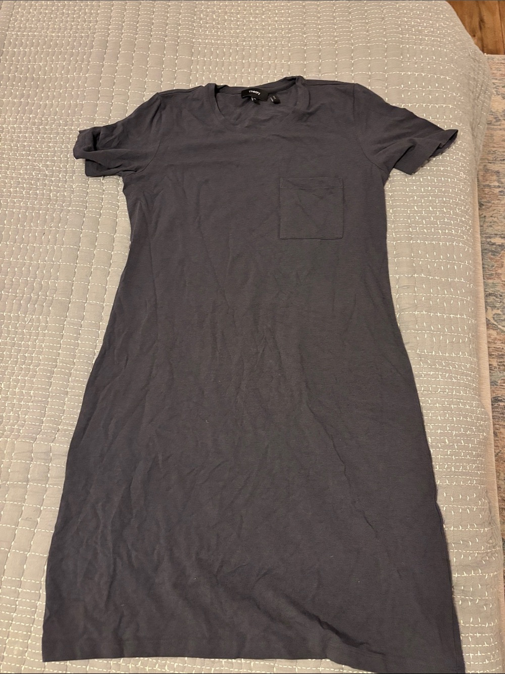 Women’s  short sleeve gray dress sz M